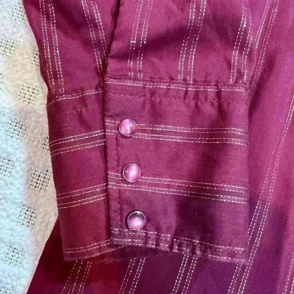 Ranch and Town by Panhandle Slim men’s size XXL western shirt, pearl snap VTG - Picture 3 of 11
